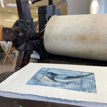 A print off a printing press