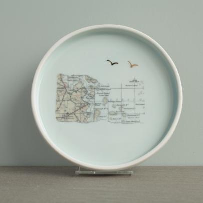 Ceramic plate by Anna Smyth