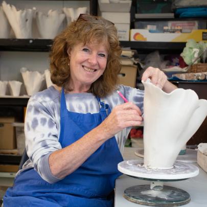Anna Smyth in Studio
