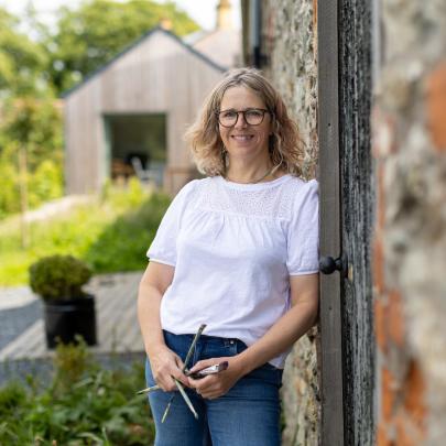 Kate Rebbeck at her studio