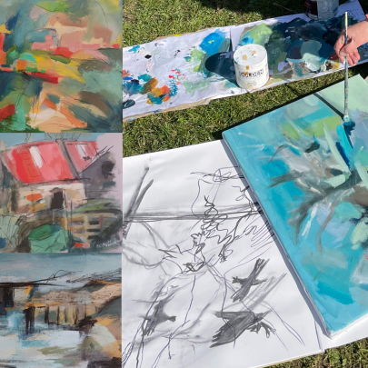 Kate Rebbeck painting
